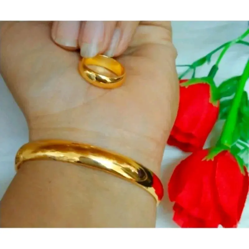 gelang tangan wanita free cincin terbuat dari coin logam asli edisi tahun 1991-1994 anti luntur anti karat
