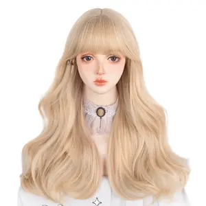 AEGYOSHOPPE - T2390 full wig korea 70 cm - Wig Rambut Palsu Wig Wanita Korea Style Aesthetic Premium Fiber COD