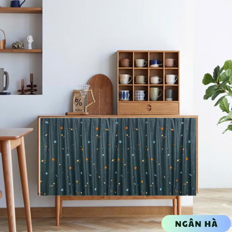  Rèm dán che bếp kệ tủ mini  lan can phòng trọ  giường kí túc xá tiện dụng nhiều mẫu xinh xắn vintage 