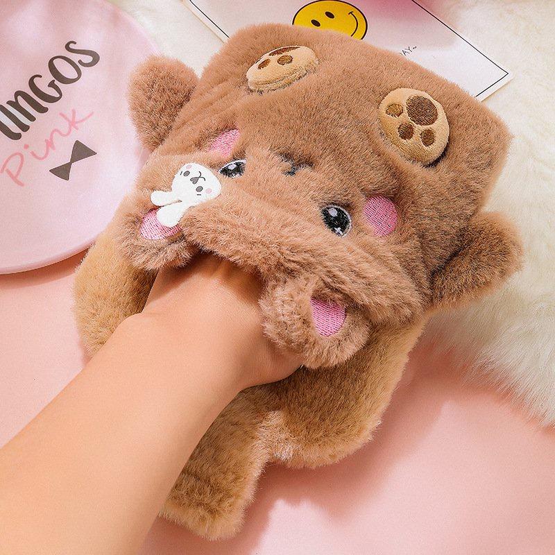 Túi chườm đau bụng kinh, chườm nóng lạnh không cần cắm điện HL073 - túi chườm đa năng hiệu quả quà tặng bạn gái vải lông mịn giữ ấm cơ thể Đựng Nước Giữ Nhiệt túi chườm gấu 1