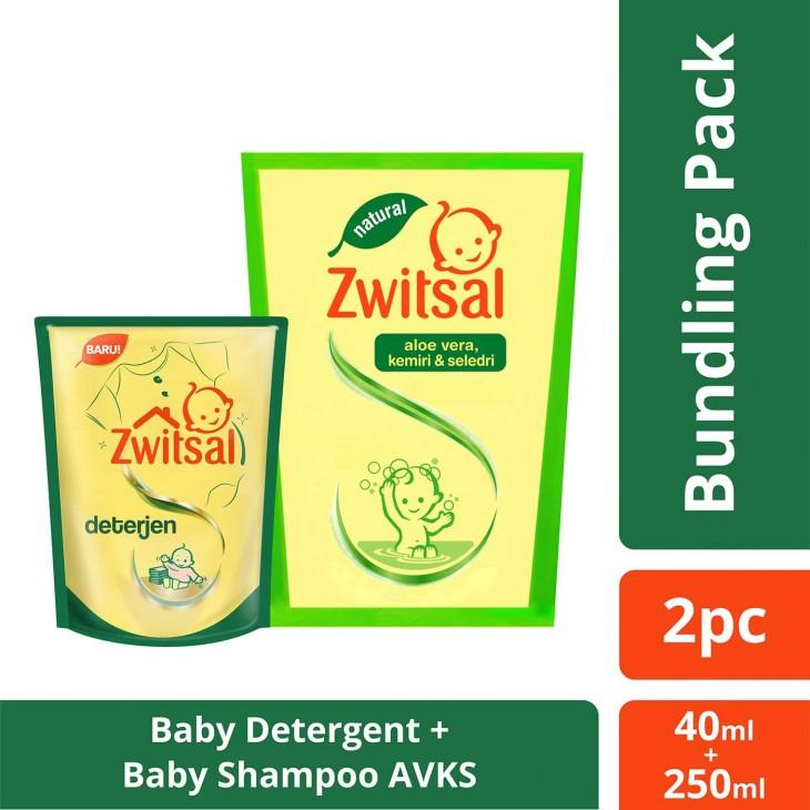 Zwitsal Baby Shampoo Natural Aloe Vera Pouch refill 250ml 250 ml 1