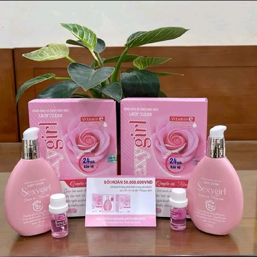 { Combo 2 Set Tặng nước hoa} Set dung dịch vệ sinh Sexy girl giúp hỗ trợ Giảm viêm, Khử mùi, hỗ trợ làm sạch vùng da nhạy cảm women