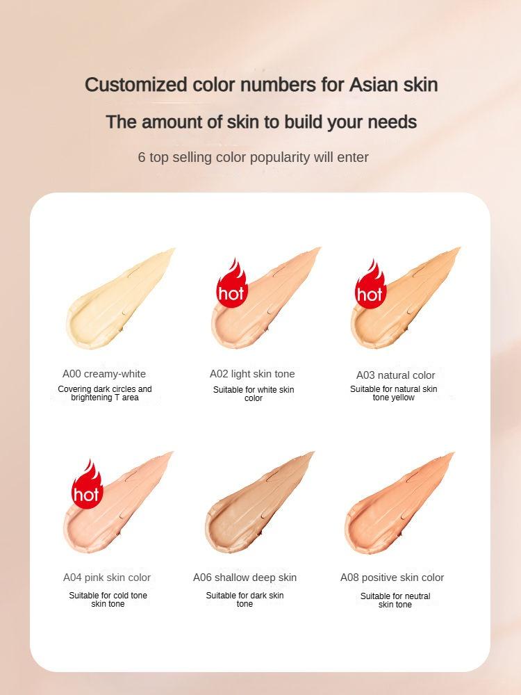 Product Introduction of ZestBeau CC Moisturizing Spot Masking Foundation Cream Concealer Foundation Liquid Concealer bb Cream Foundation Balm Blemish Cosmetic Makeup Moisturizer Moisture Makeup Moisture Makeup Moisture Hydrate 3
