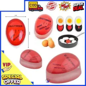 Perebus Telur Ayam Setengah Matang / Egg Timer Putih Telur Matang / Pengukur Suhu Alat Rebus Telur / Timer Telur Rebus / Boiled Egg Timer Kitchenware
