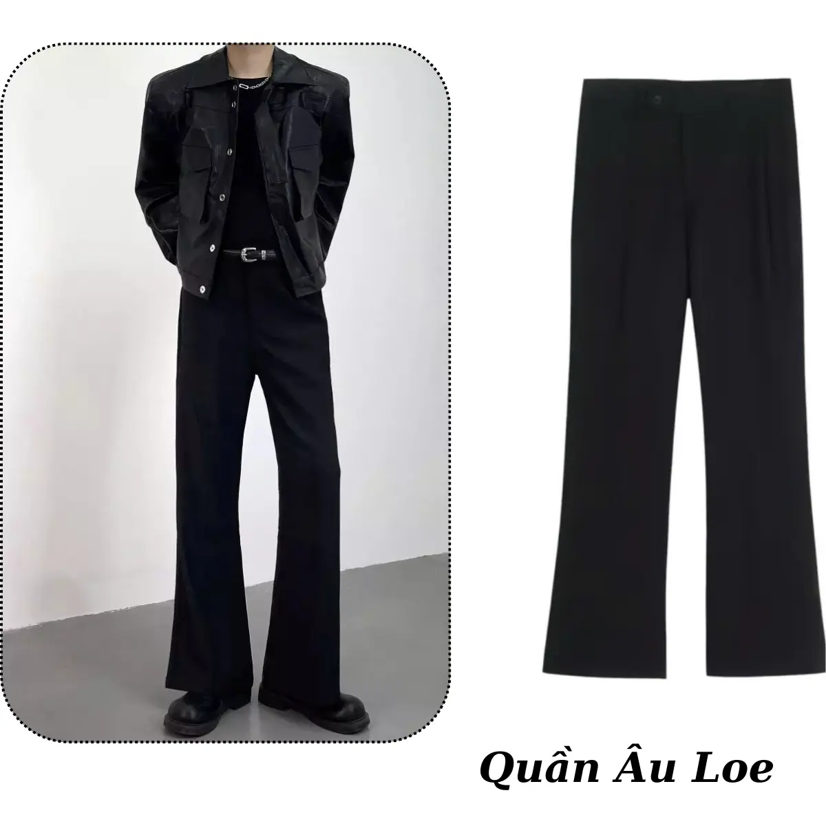 Quần Vải Ống Loe TN Store ( deal Độc Quyền),Quần tây Nam Ống Loe Tôn Dáng Che Khuyết Điểm ,Phong Cách ,hottrend