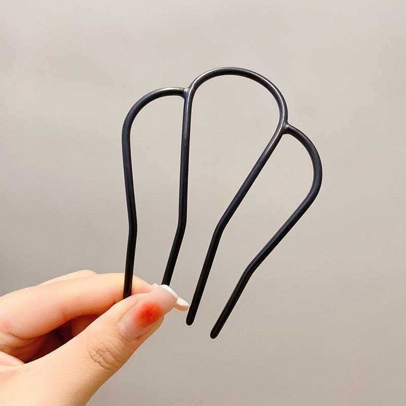 Kẹp Tóc Hình Chữ U Ngọc Trai, Chất Lượng Cao Cấp, Đầu Bi, Cố Định Tóc Đĩa, Dụng Cụ Hữu Ích, Kẹp Tóc, Lược Cắm Bốn Răng Mới, Phụ Kiện Đội Đầu. 5