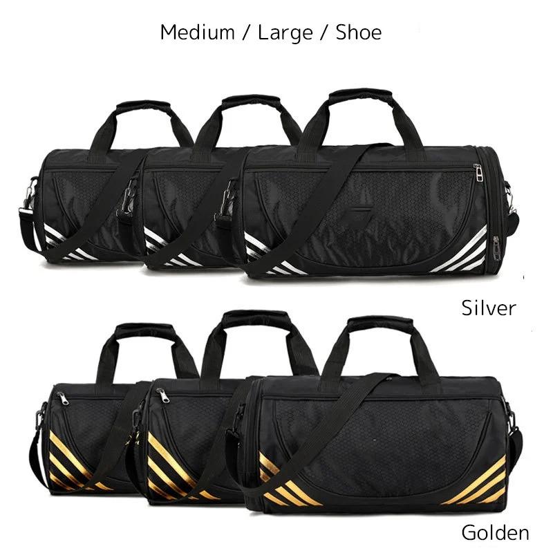 Product Introduction of Waterproof Gym Bag with Shoe Compartment, Yoga Sports Bag, Cylindrical Fitness Travel Bags, Large Capacity, Single Shoulder Back 20