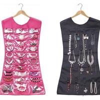 Gambar Hanging Jewelry Organizer Dress with Hanger - Double Sided Jewellery Earring Necklace Small Stuff Holder / Penyimpanan Aksesoris Kalung Cincin Gelang Jepit Anting Barang Kecil Hemat Tempat Multifungsi Kokoh Tahan Lama Besi Tebal Butterfly HJO Kupu Kupu dari Toko Bintang Siang Kab. Cirebon 1 Tokopedia