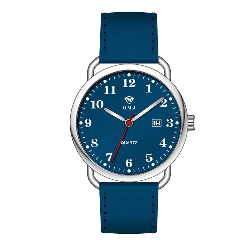 【O.M.J Official】Jam Tangan Netral Original Terbaru Strap Kulit Asli Seri G049 Neutral Watches 4