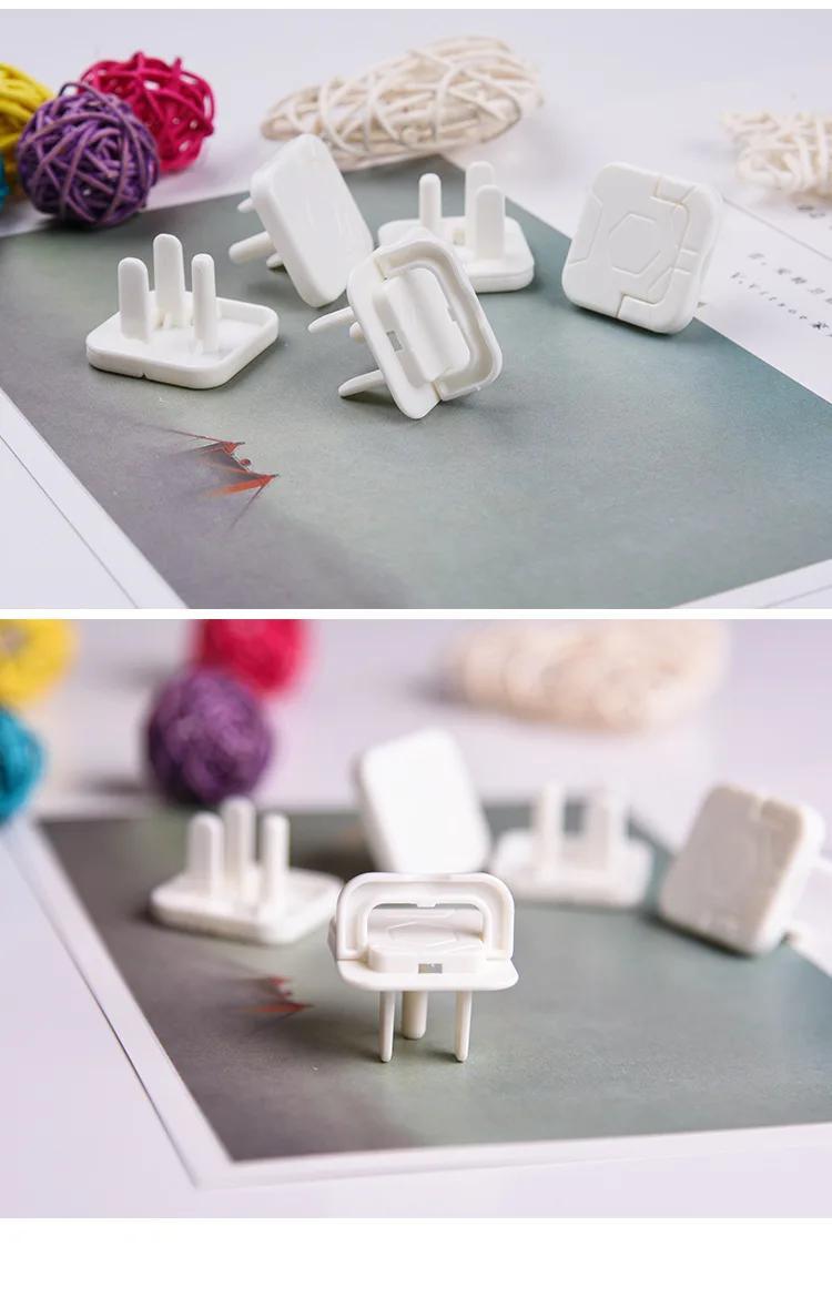 Product Introduction of 10Pcs US Standard Outlet Covers Baby Proofing Safety -Child Secure Electric Plug Protectors with Hidden Handle Square 2/3-Prong 18
