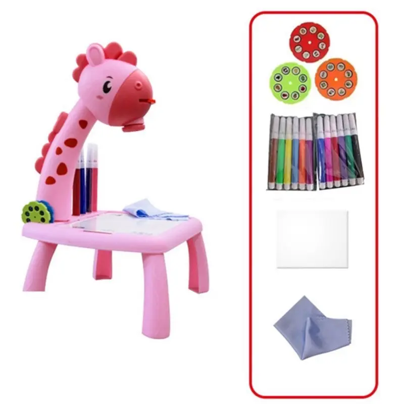 Bộ đồ chơi bảng vẽ thông minh TABY Toys với đèn hưu chiếu sáng cho bé - Đồ Chơi 6