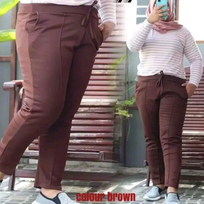 Celana Doty Jumbo Basic Crepe||Celana Luna Tali Serut Doty Jumbo