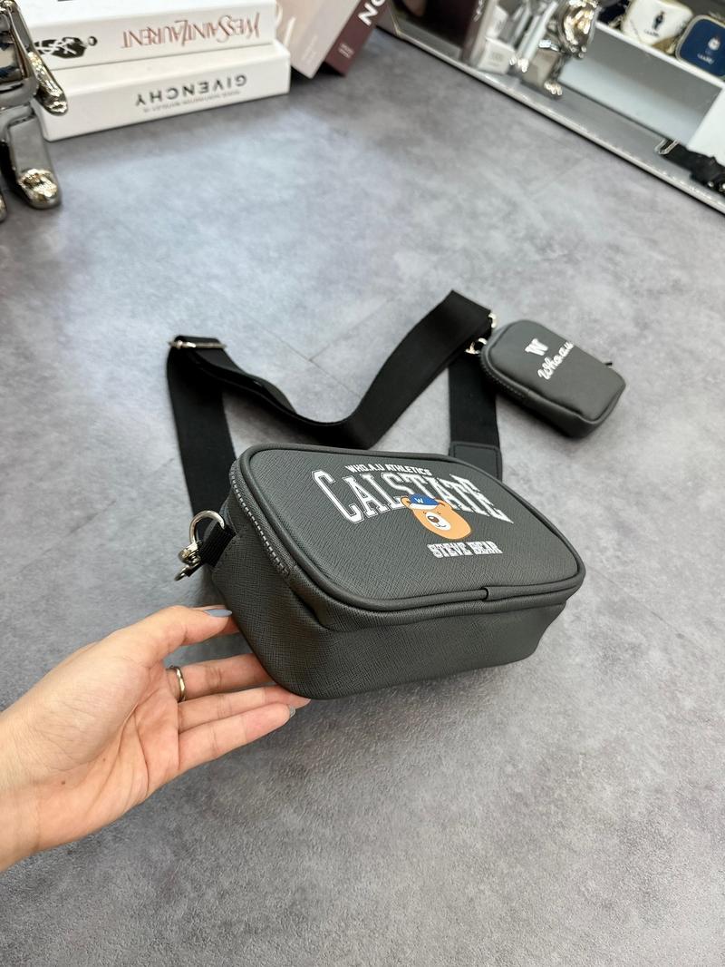 Product Introduction of Túi Đeo Chéo Thời Trang Nam Nữ Chất Liệu Da Si Size 18*11.5*5.5Cm Bag Đeo Vai Nhiều Ngăn tuideo cheonam Nhung Đồng 1