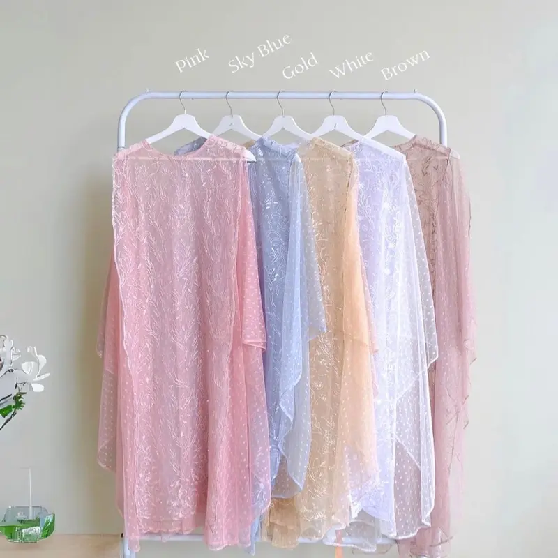OUTER ESME LUARAN TULLE CORAK LEBARAN KONDANGAN 5