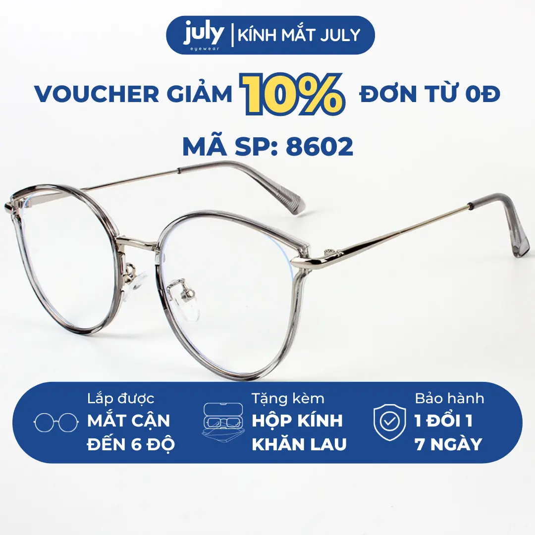 Gọng Kính Cận Nữ Cánh Tiên loại phối nhựa chắc chắn, thời trang dễ đeo mẫu mới 2024 8602 Mắt Kính kính oval Kính Mắt trắng kính mắt mèo gọng  oval kính  gọng tai kính  cánh bướm