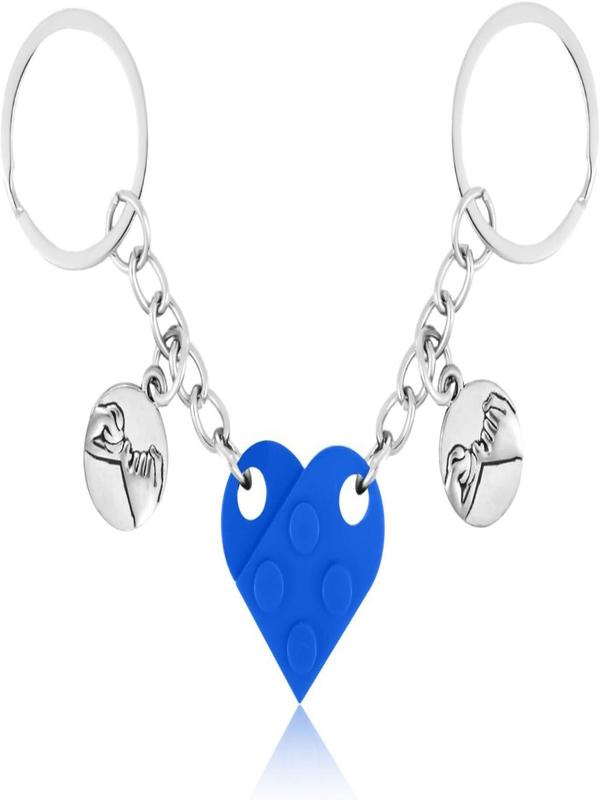 Heart Brick Keychain, Cute Keychain for Women & Men, Fashion Accessories for Daily Use, Trendy All-match & Exquisite Keychain for Birthday Gift 4
