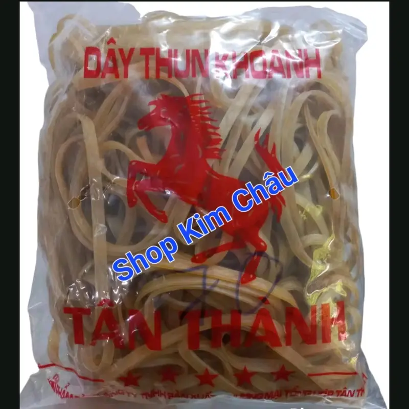 [Bịch500g]Dây thun bản lớn, bản to,dây thun sợi phở dày 5mm, đường kính từ 50mm đến 100mm 0