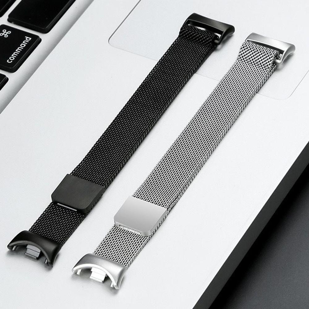 Milanese Loop Strap +TPU Case for Mi Band 10 9 8 Anti Gores Soft Screen Protector Cover Magnetic Stainless Steel Metal Band Belt Replacement Watchband Accessories Tali Jam Tangan Smartwatch for Xiaomi Miband 10 9 8 NFC