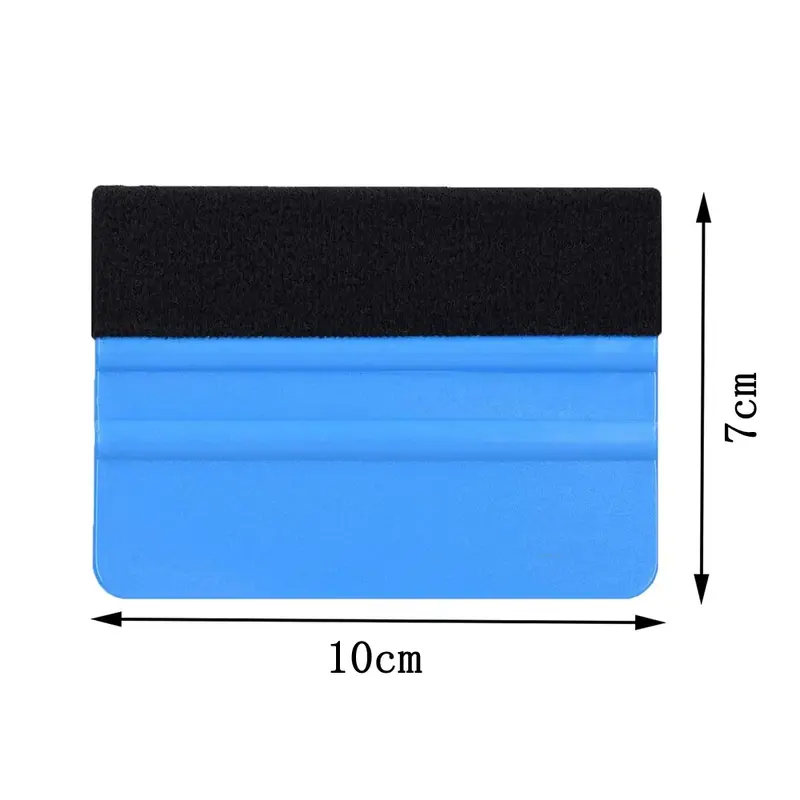 Felt Squeegee cho Vinyl, Nhựa Felt Edge Vinyl Squeegee, Đồ họa Decal Scraper Công cụ ứng dụng, Window Tint Squeegee với vải đen Felt Edge (Xanh Biển) 1