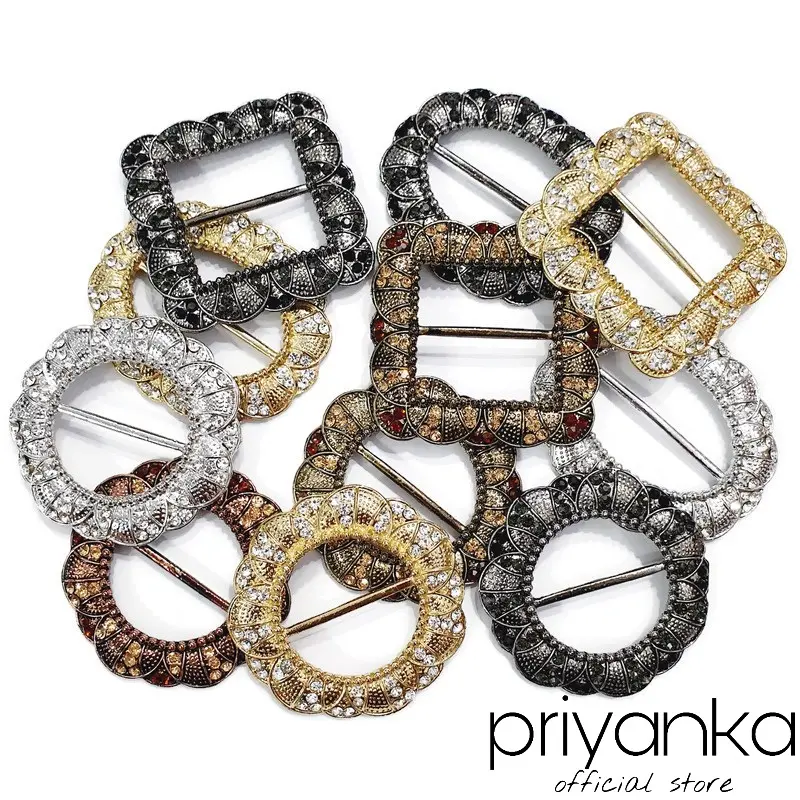 Gesper Ring Rok Lilit Premium Baja/Gesper Plat/Gesper Kain Mutiara Elegan Belt 0