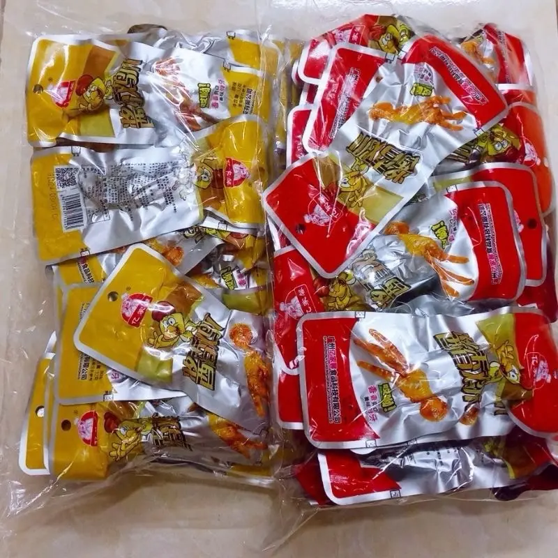 Combo 30 chân gà cay tứ xuyên( ngày trên bao bì ghi là ngày sản xuất,hsd 8 tháng)