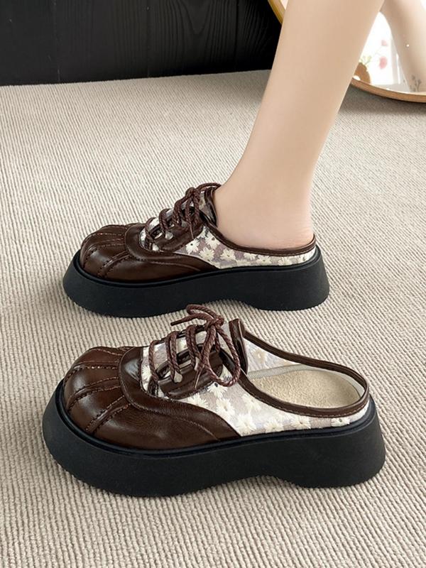 Women's Fashionable Solid Color Slides, Casual Comfortable Round Toe Slippers for Summer, Lightweight Breathable Shoes for Daily Wear, Girl 8