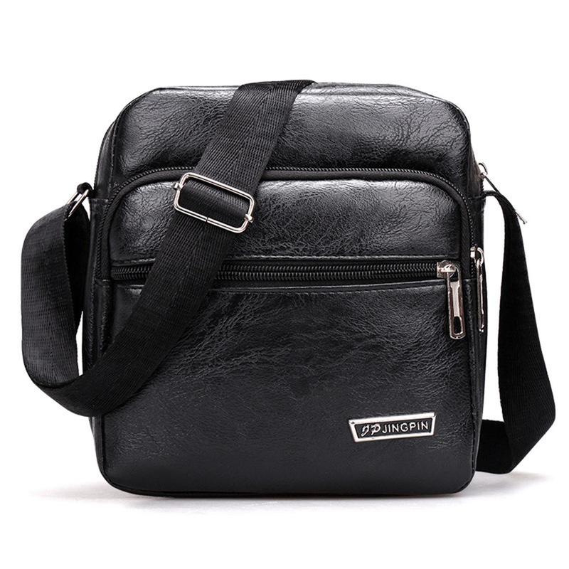 Túi hộp đeo chéo da lì phong cách Hàn Quốc . Bag Đeo Vai Nam