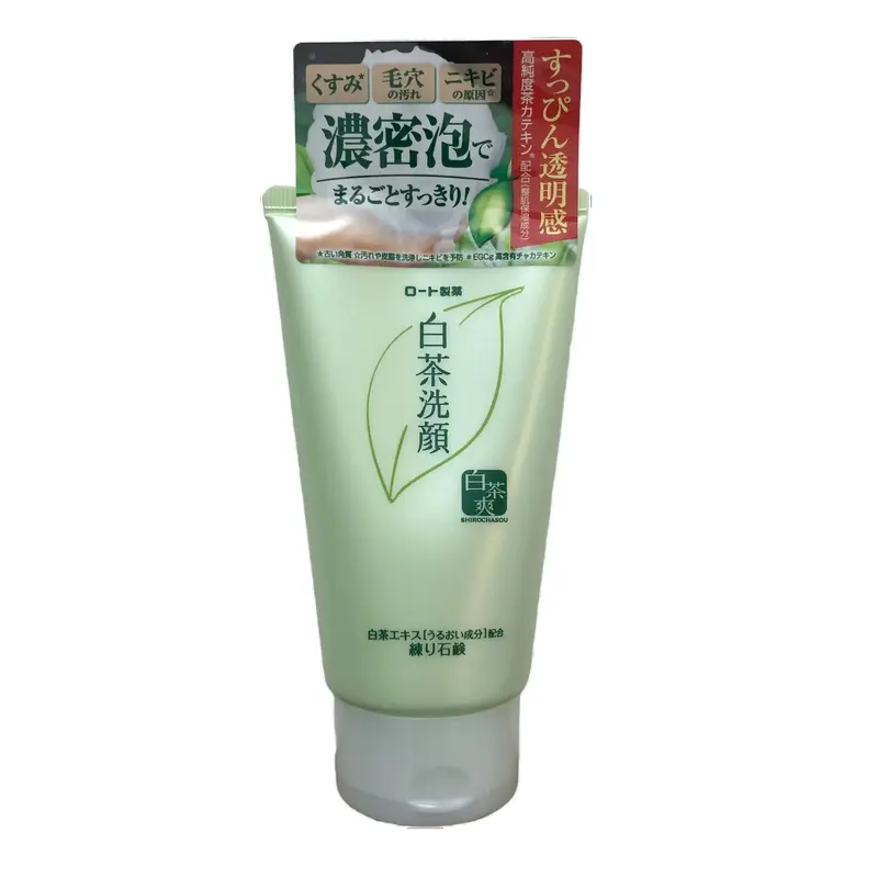 Sữa Rửa Mặt Trà Xanh Shirochasou Nhật Bản 120g 2
