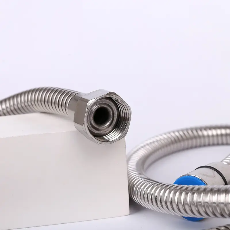 dây xịt vệ sinh hoặc sen tắm 1.2/1.4 mét inox 304 3
