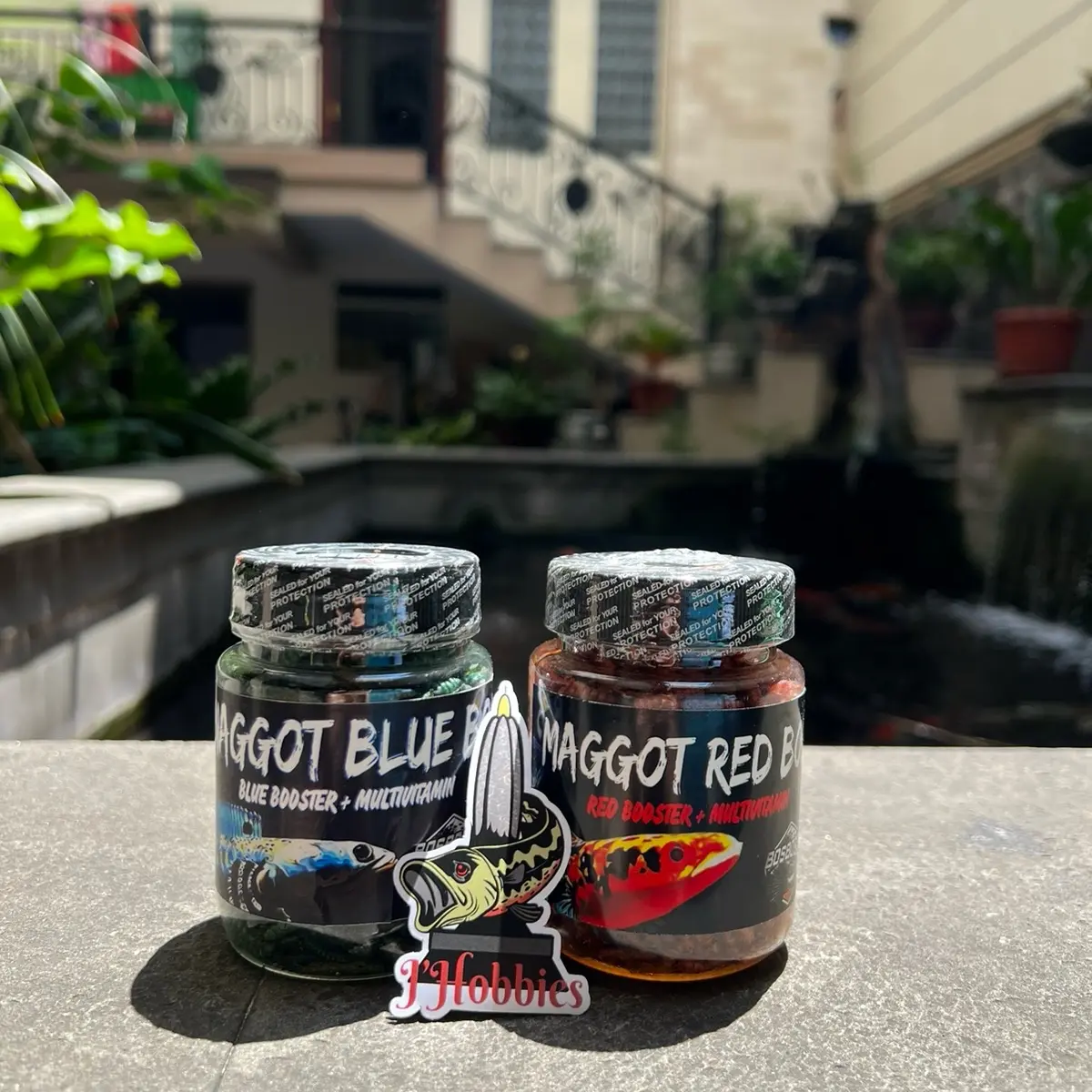 MAGGOT RED dan BLUE BOS BOS QU GRADE A+ FREE STIKER ( NEW FORMULA) 30 GRAM