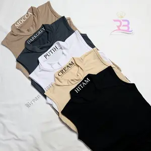 LD 80-120CM Manset Buntung Wanita / Inner manset / inner turtleneck / Manset kaos wanita / Tanktop Kerah Tinggi