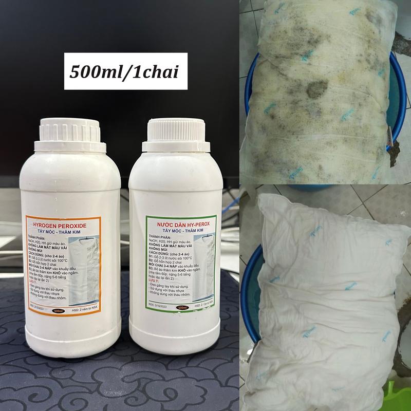  Combo Làm Sạch vết mốc thâm kim nhựa cây 500-1000ml bột  tẩy  trắng  quần  áo nước  tẩy  quần  áo  tintin 