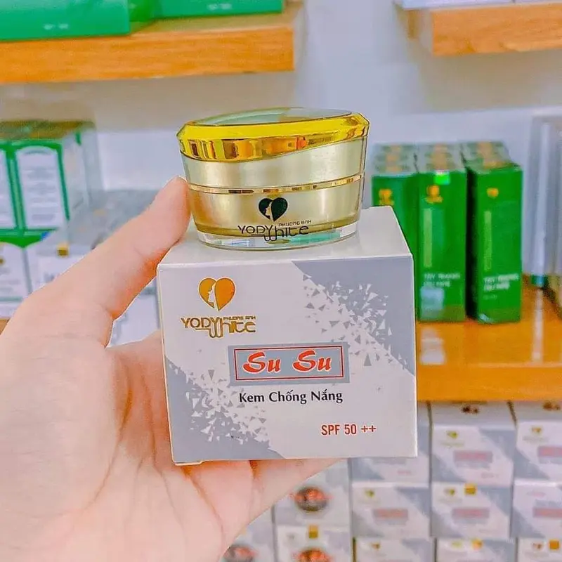 Kem Chống Nắng Susu Dưỡng Trắng Da Phương Anh Yody White 1