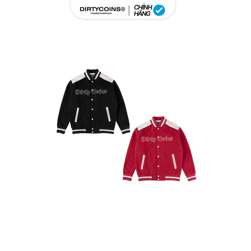 Áo Khoác Dirty Coins University Felt Varsity Jacket Nam Menswear
