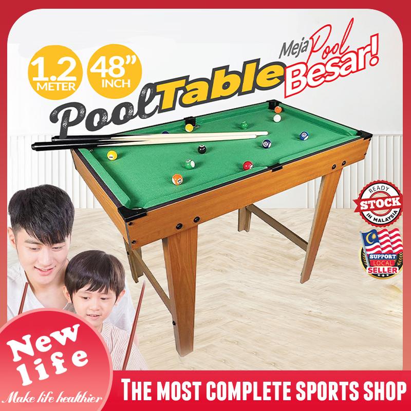 【Ready Stock】Mini billiard Table for Kids wooden with tall feet ...