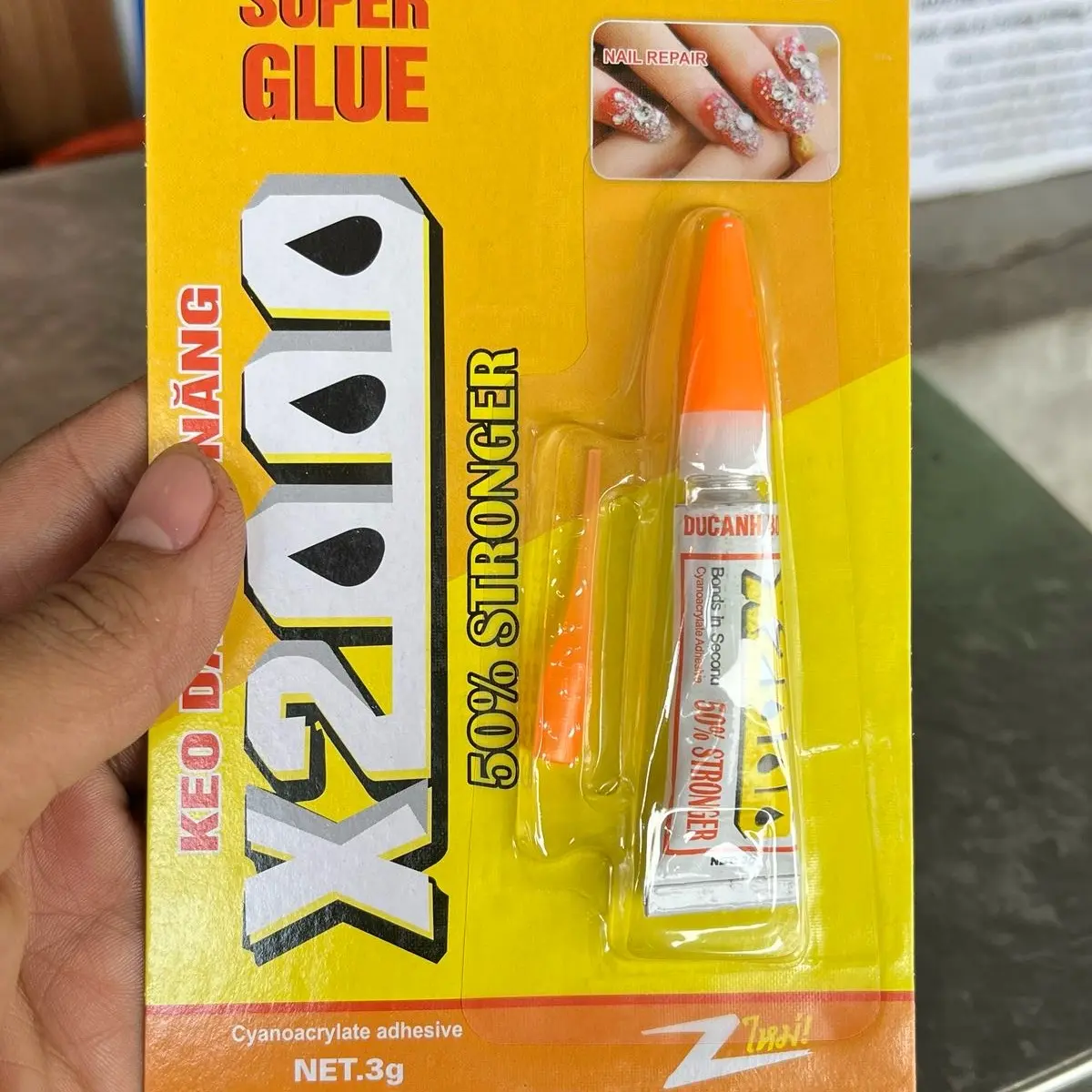 Keo dán đa năng x2000 tuýp - gấu trắng #keodangiay
