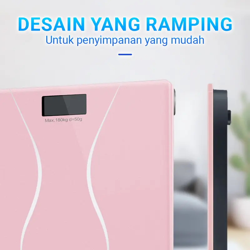 Smart Digital Body Fat Scale / Timbangan Badan Pintar Digital USB Rechargeable 7