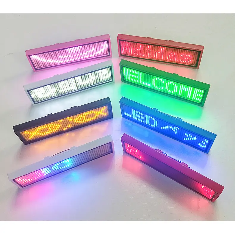 Bluetooth Led Name Badge Led Text Display Shop Led Sign Led Light ...