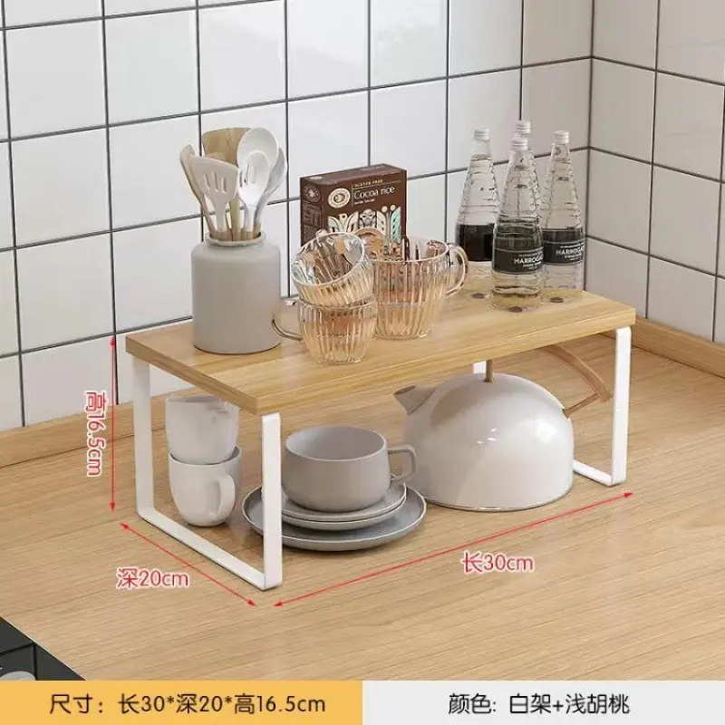 Giá Để Đồ Nhà Bếp, Đa Màu Sắc, Kệ Cruet Gia Vị, Tấm Vách Ngăn Nội Thất Tủ, Thích Hợp Cho Nồi Chảo, Sắp Xếp Lớp Lên Lên, Để Bàn 6