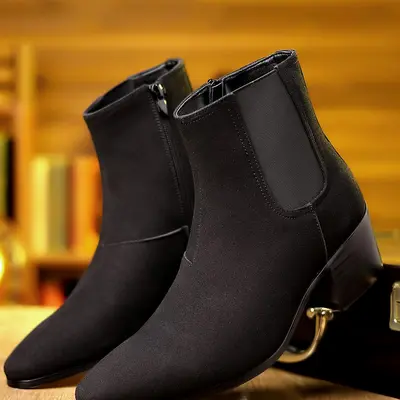 Selected Stacked Heel Boots Men TikTok Shop