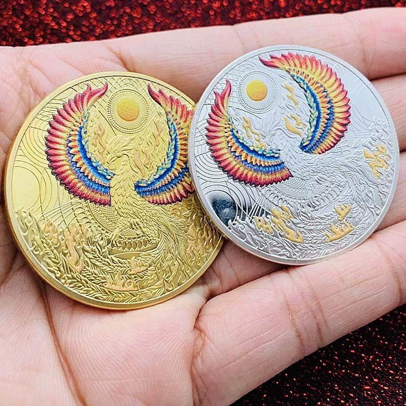 Product Introduction of New Flame Bird Commemorative Coin Zodiac Medal 6