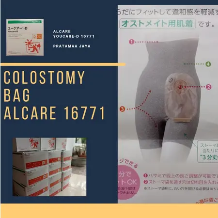 Colostomy Bag Alcare 16771 | Kantong Kolostomi Dewasa 1