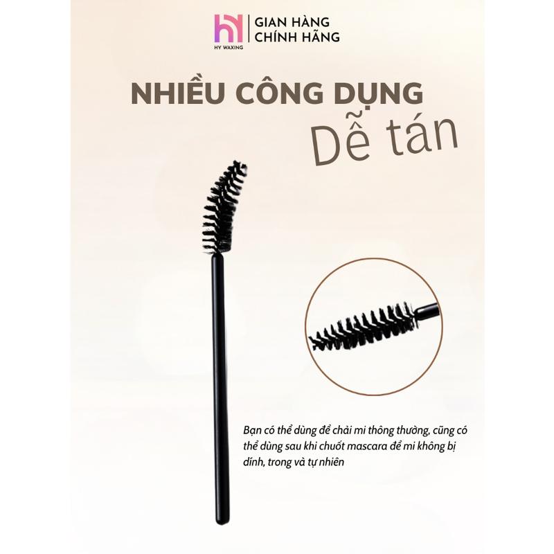 Cọ Mascara chuốt lông mày chuốt mi ngắn Lông Mày Trang Điểm Làm Đẹp HY WAXING CI-141 2