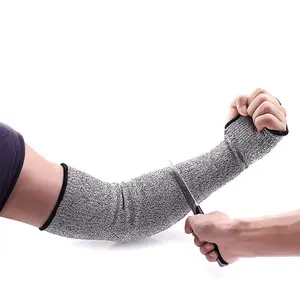 Manset Abu-Abu Anti Begal Sarung Lengan Tahan Gores Pelindung Cutting Berkebun Teknisi 1pcs