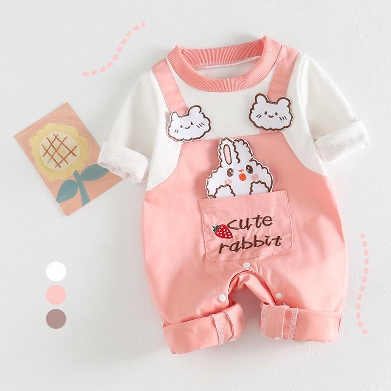 Bộ body dài tay body suit bộ đồ liền thân áo liền quần quần áo trẻ em cho bé trai bé gái sơ SLT11 3
