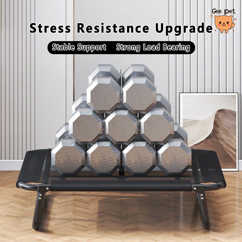Product Introduction of Foldable Pets Bed Washable Breathable Antibacterial Elevated Bed Ventilation Rapid Heat Dissipation dog bed 22
