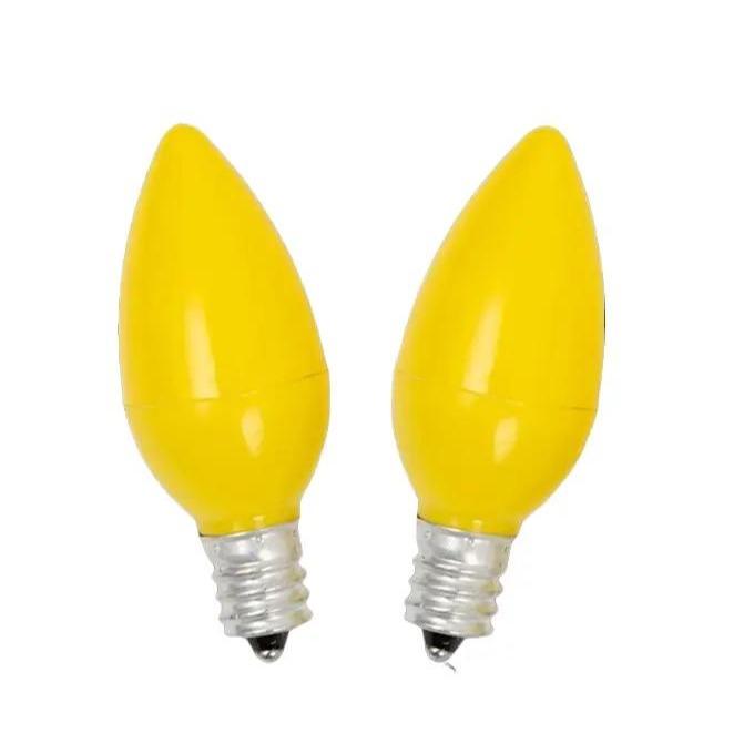 Bóng đèn thần tài, bóng đèn cà na đui đèn E12 Sopoka công suất 0.8w  màu trắng đỏ xanh vàng