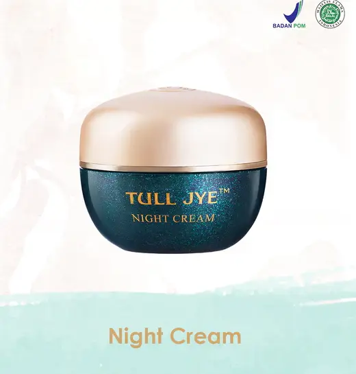 TULL JYE NIGHT CREAM B HIJAU (KRIM MALAM 20 GRAM) WHITENING ANTI AGING 0