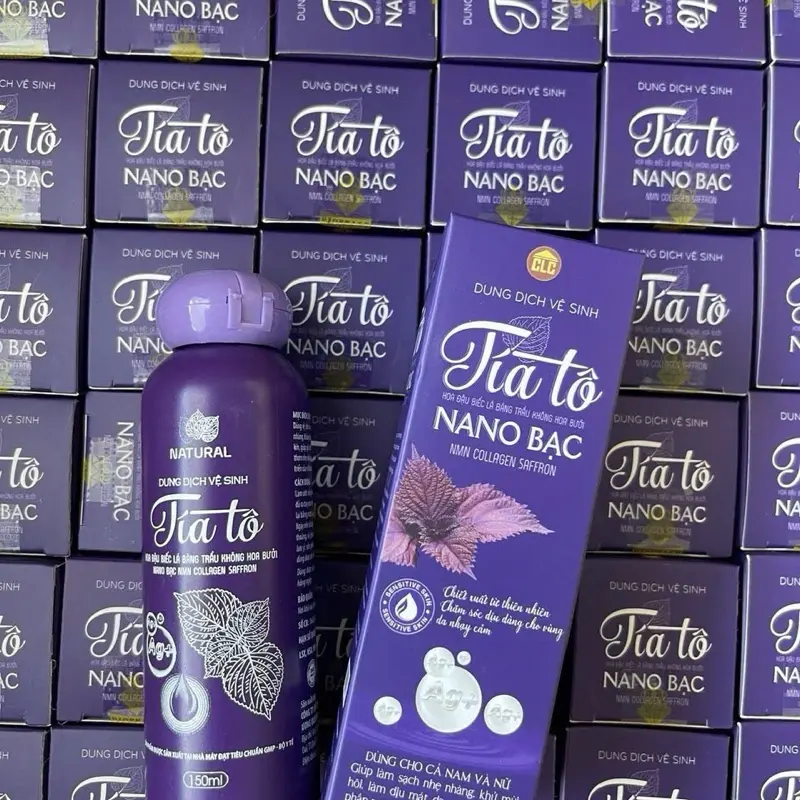 Dung dịch vệ sinh nữ tía tô nano bạc chai 150ml Nữ Women 2