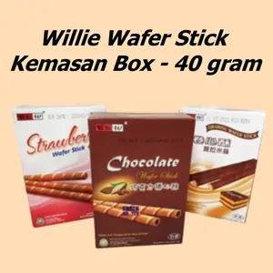 Willie Wafer Stick Aneka Varian Rasa - netto 40 gr